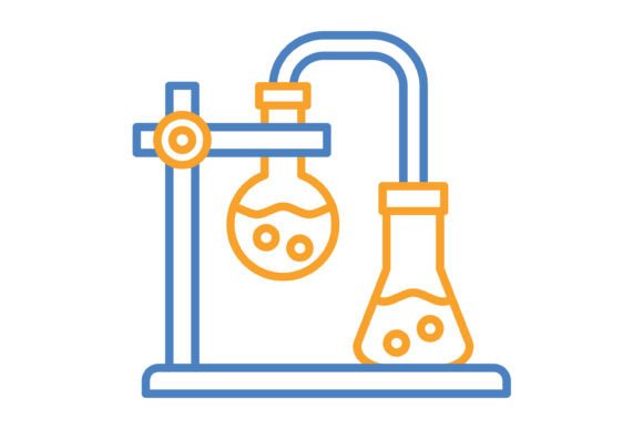 Apparatus Blue & Orange Line Icon: A Designer's Go-To Asset