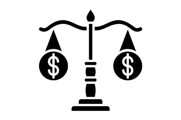 Balance Glyph Icon: Practical Design Asset for Visual Harmony