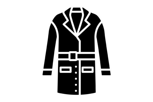 Coat Glyph Icon: Your Versatile Design Asset for Every Platform