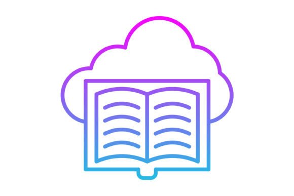 Ebook Line Gradient Icon: Clean, Modern Vectors for Your Digital Toolkit