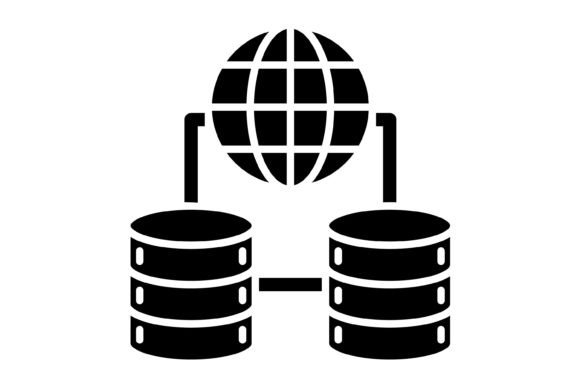 Streamlining Your Visuals with Data Network Glyph Icon