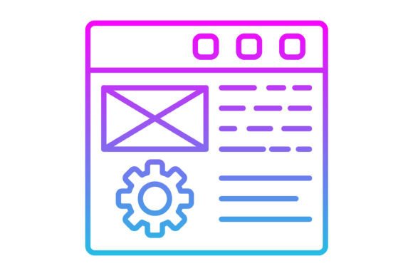 User Interface Line Gradient Icon: A Fresh Take on Digital Essentials