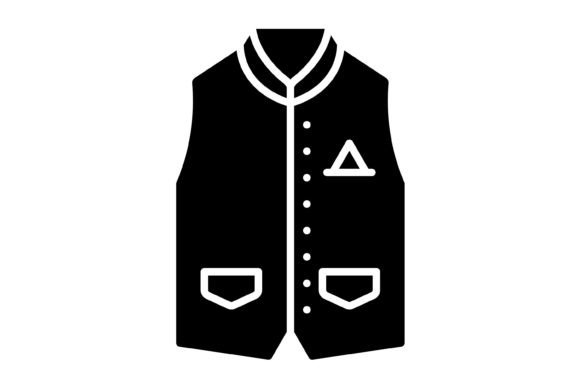 Waistcoat Glyph Icon: Elevate Your Visual Projects